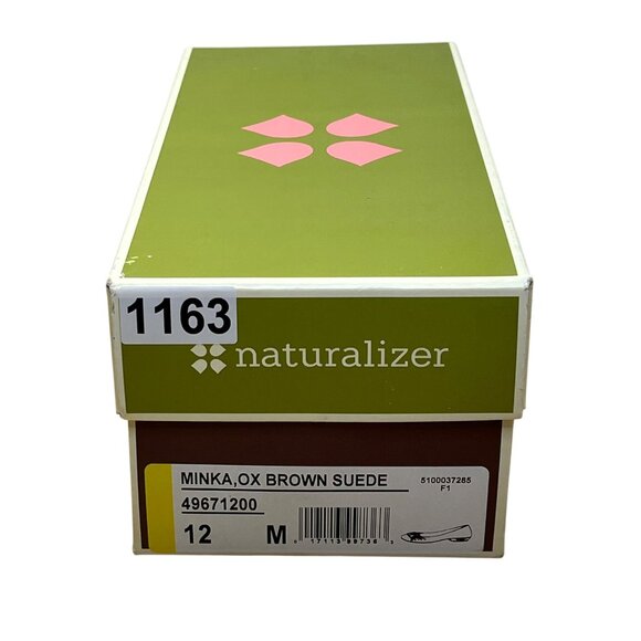 Naturalizer Women’s Ox Brown Suede Slip-On Minka N5 Comfort Flats Size 12M - Picture 8 of 8